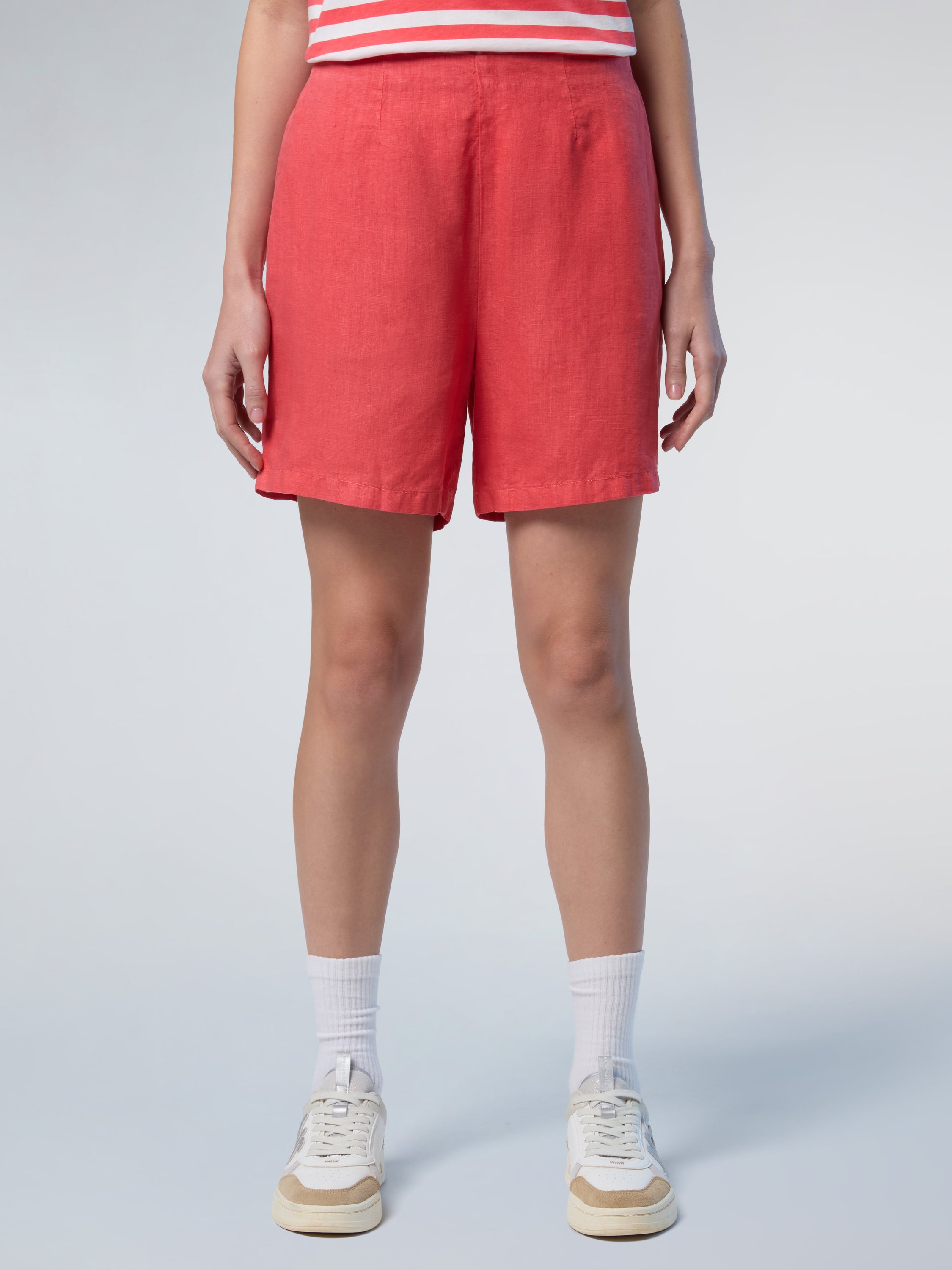 North Sails Kurze Hose Leinen mit weitem Bein