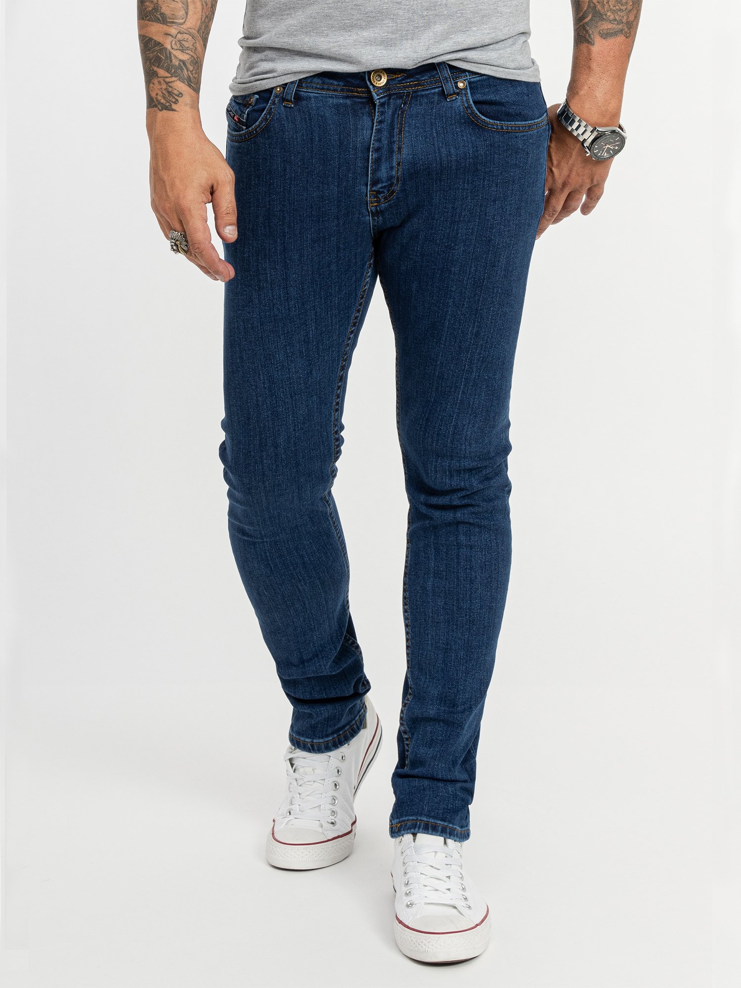 Rock Creek Jeans Blau
