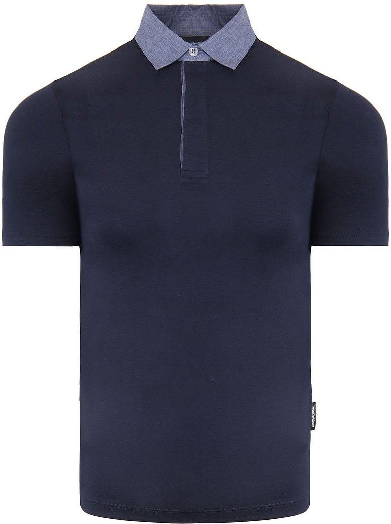 Emporio Armani Mens Navy Polo -Hemd