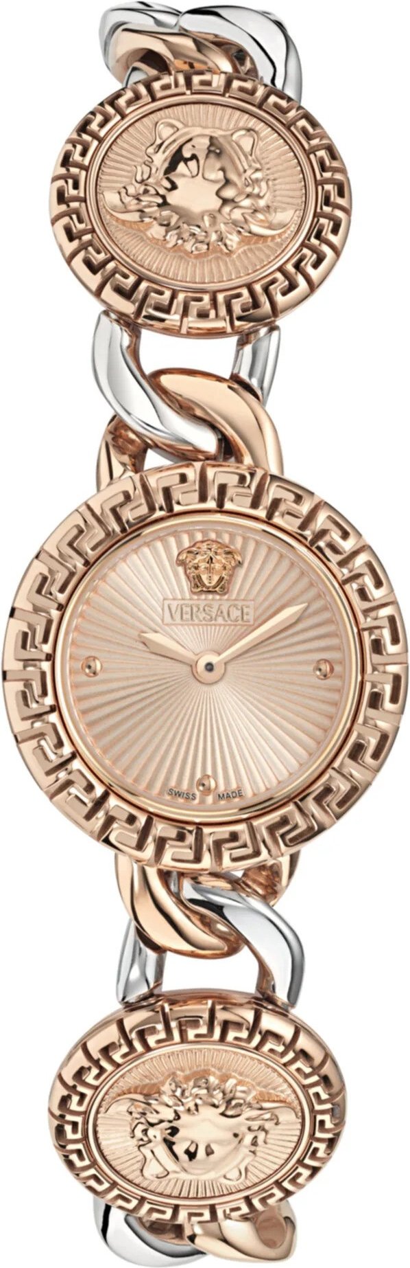 Versace La Greca Stud Icon Mehrfarbig Damen Armbanduhr VE0Q00225