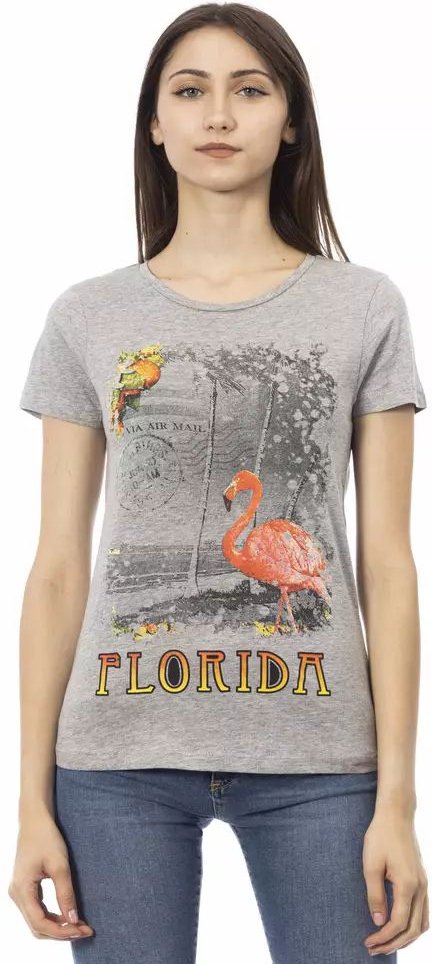 Florida Grafik T-Shirt mit kurzen Ärmeln und Rundhalsausschnitt