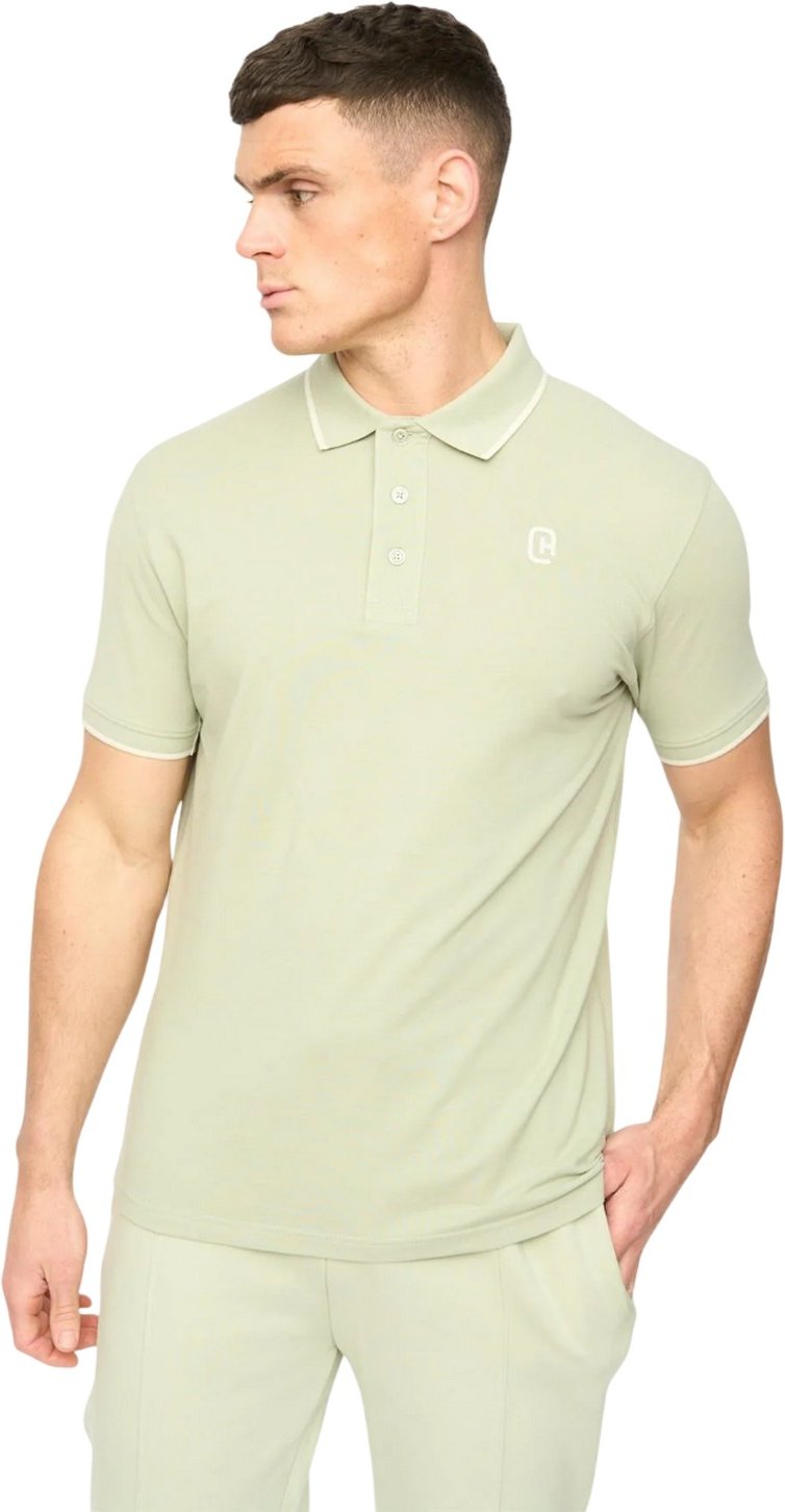 Crosshatch - "Crufton" Poloshirt für Herren (Helles Oliv)