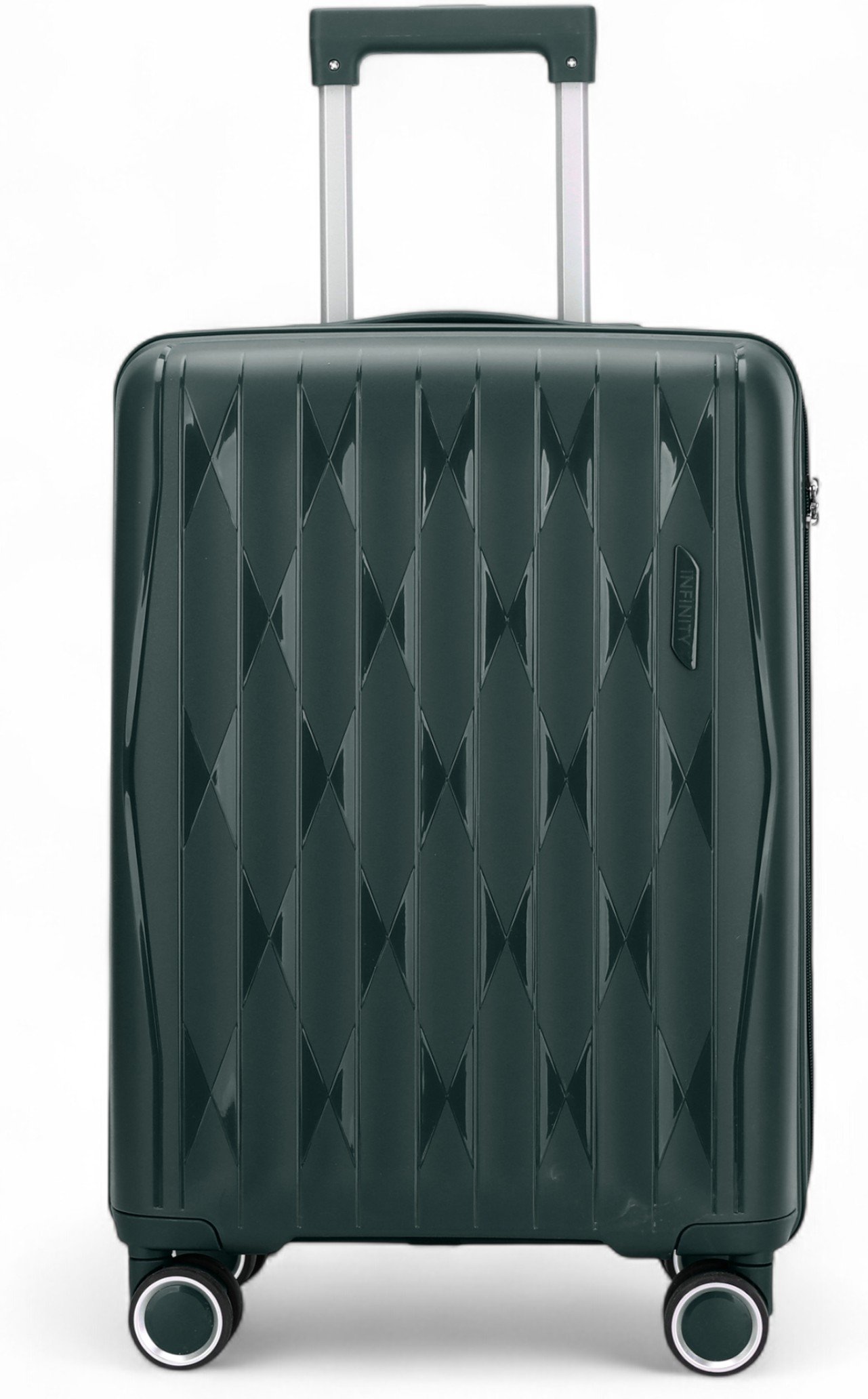 Robuster Hartschalen-Kabinenkoffer 37,5 x 20,5 x 55 cm TSA-Gepäck passend für Easyjet, Ryanair, Wizzair