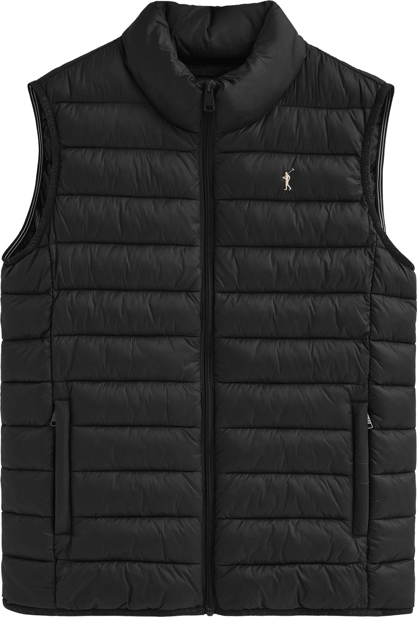 Weste Ultralight schwarz mit Rigby Go-Logo