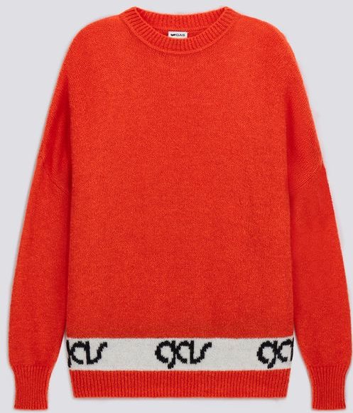 Damen Pullover CAMI LONG rot