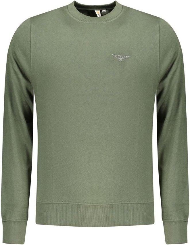 Accademia Militare Verde Baumwollpullover für Herren