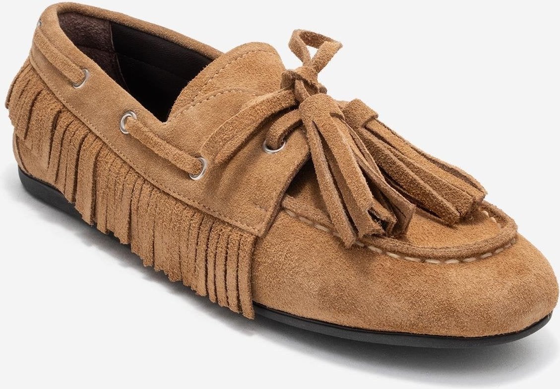 Fenora Leder Quaste Loafer Damen