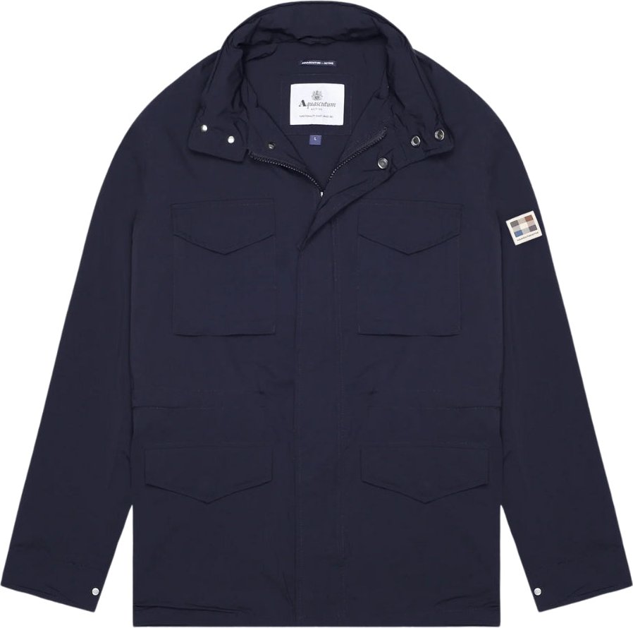 Aquascutum Active Stretch M-65 Marineblaue Jacke