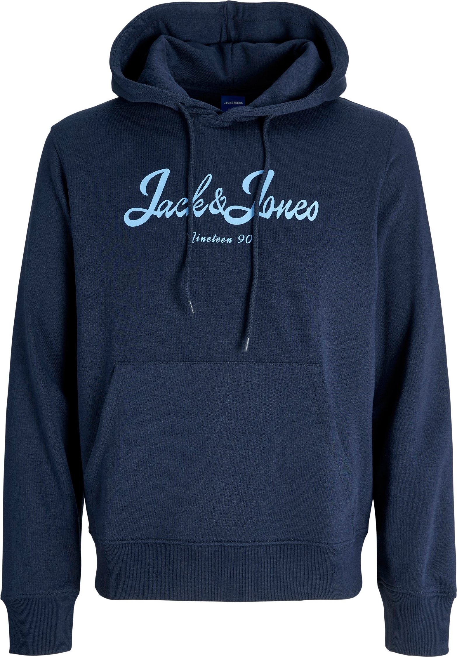 Jor Time Sweat Hood von Jack & Jones in der farbe Blau.