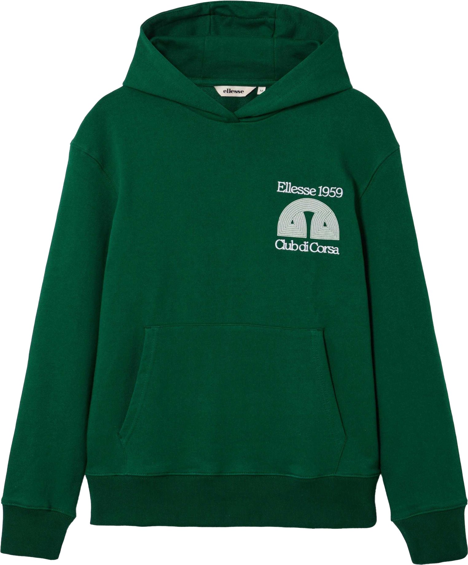 Ellesse - "Club Di Corsa" Kapuzenpullover für Herren (Dunkelgrün)