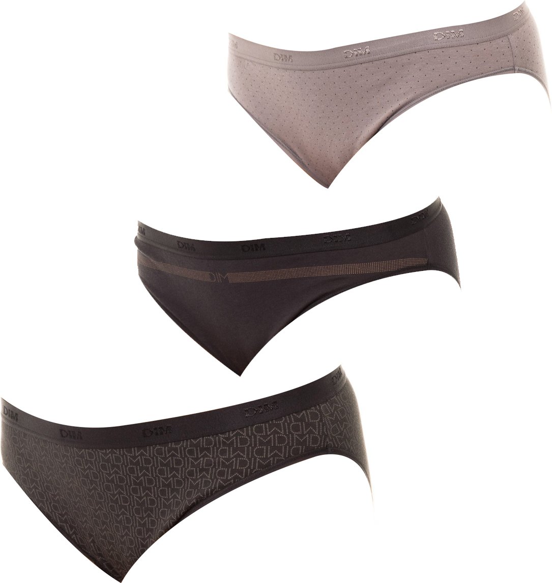 Pack-3 Höschen Slips Coton Strech D4C17 Frau