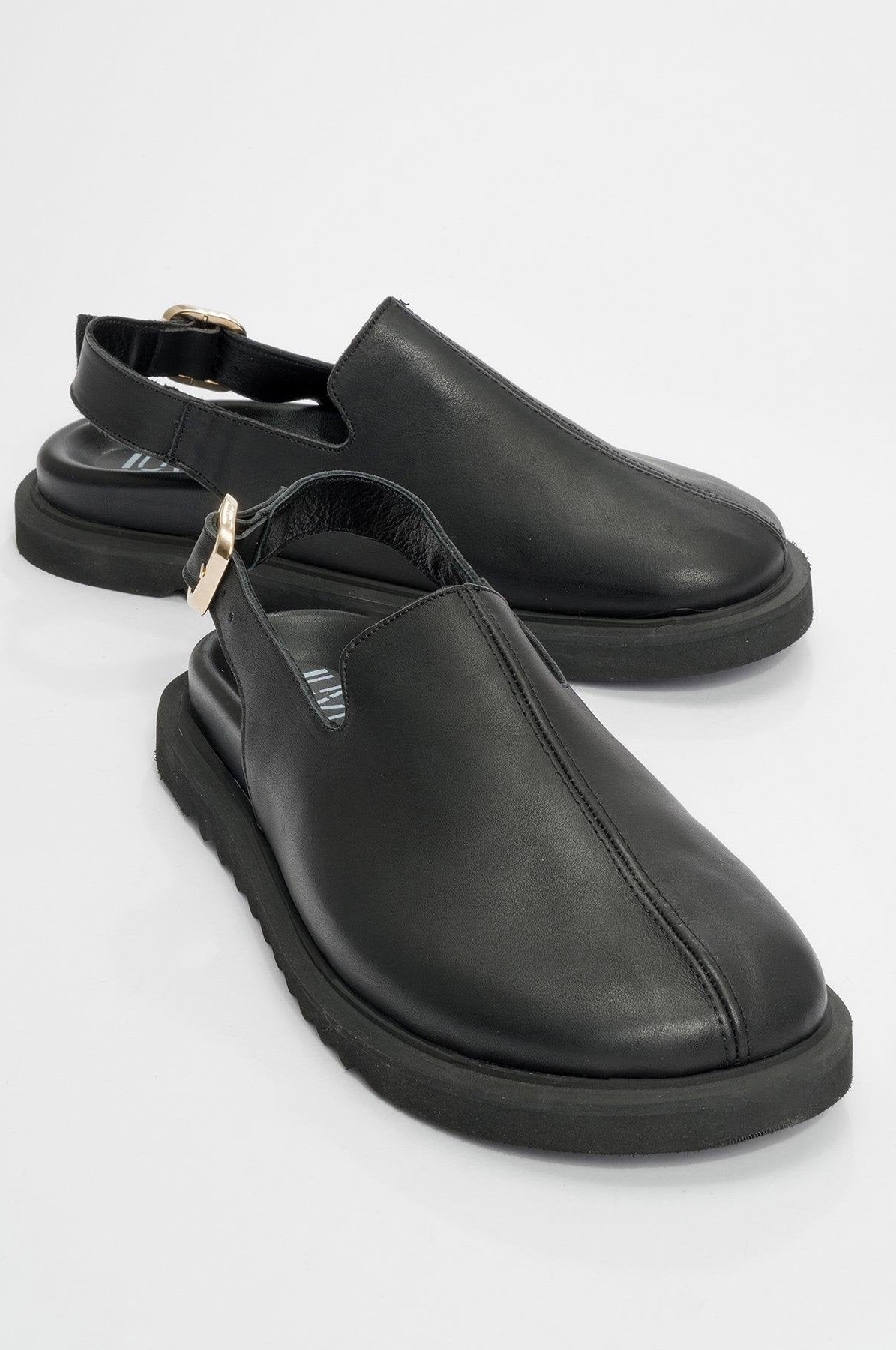 Laby Leder-Clogs
