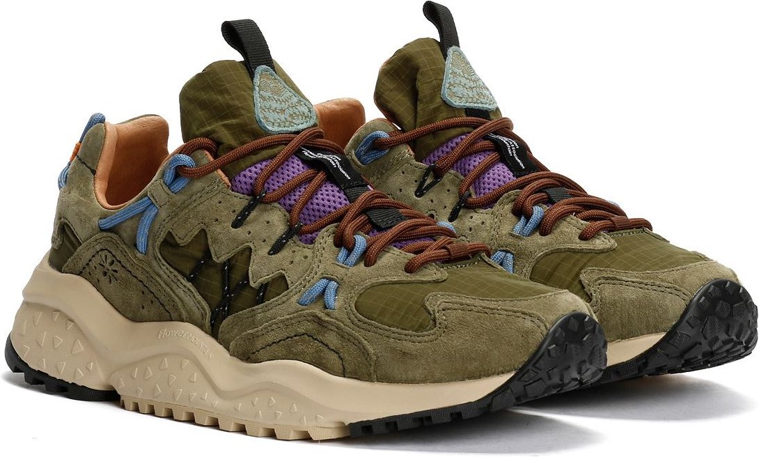 Flower Mountain Yamabushi Grüne Sneaker