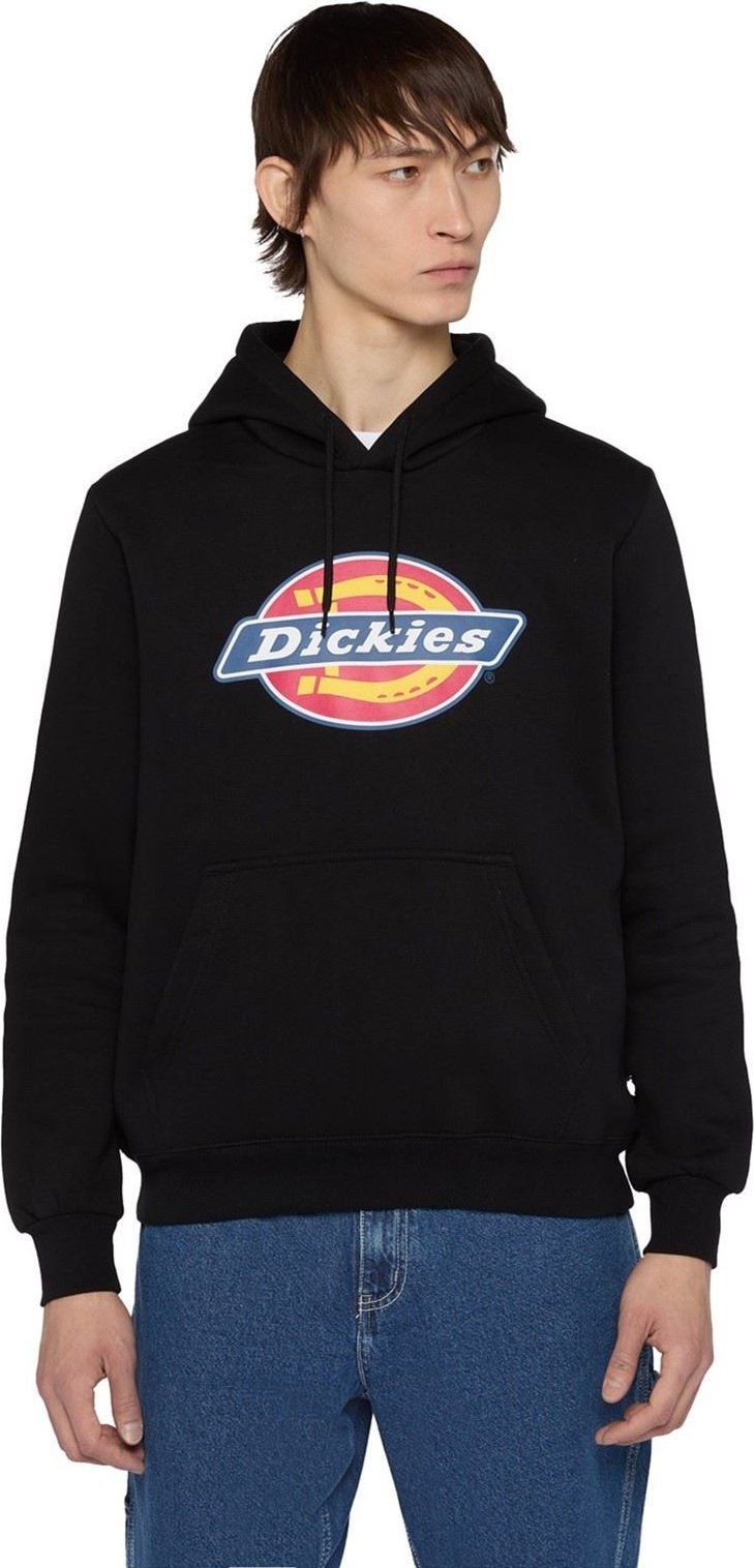 Dickies Icon Logo Polyester Unisex Erwachsenen Schwarzer Kapuzenpullover