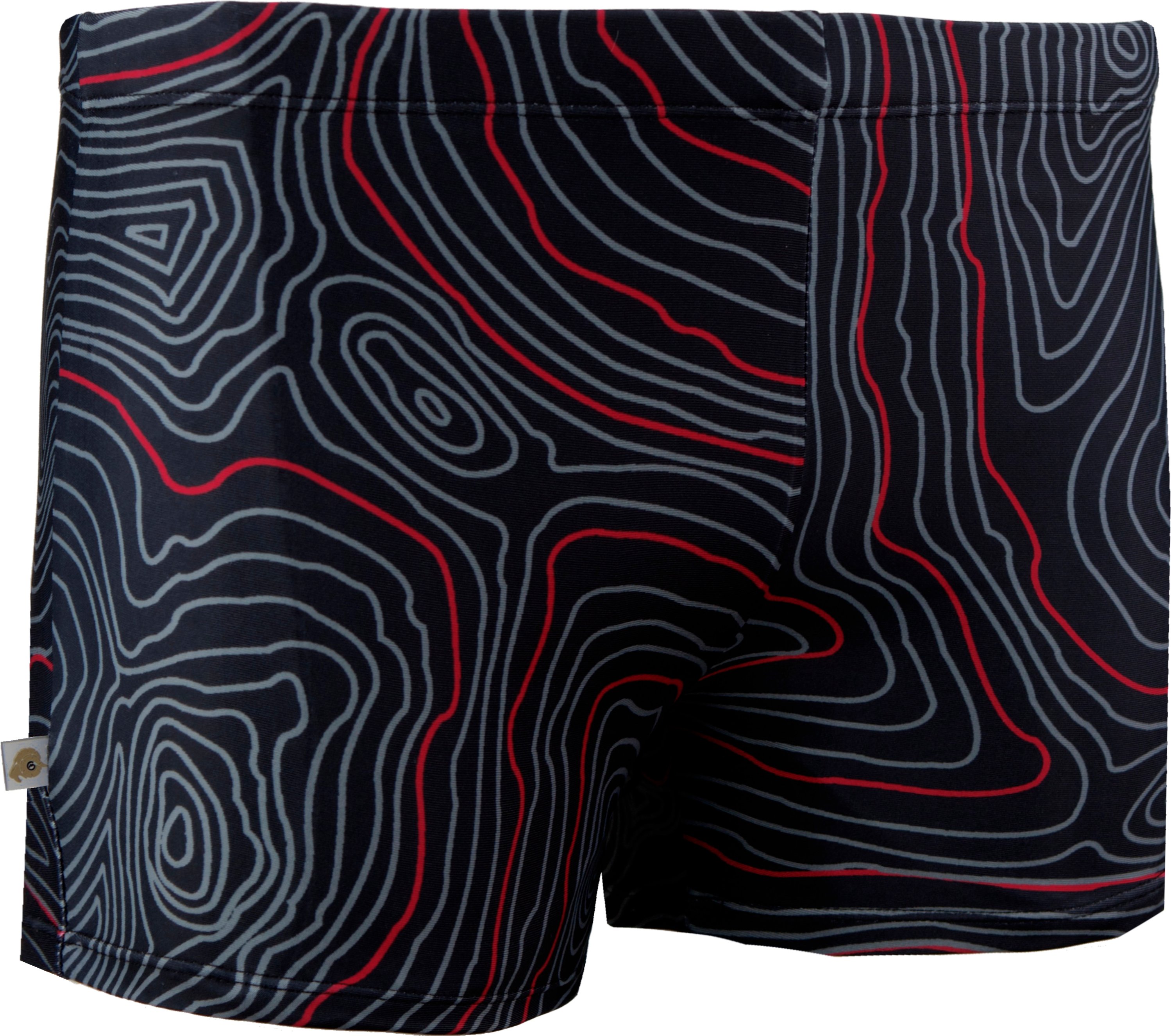 Herren Badehose eng anliegend gestreift Boxerbadehose