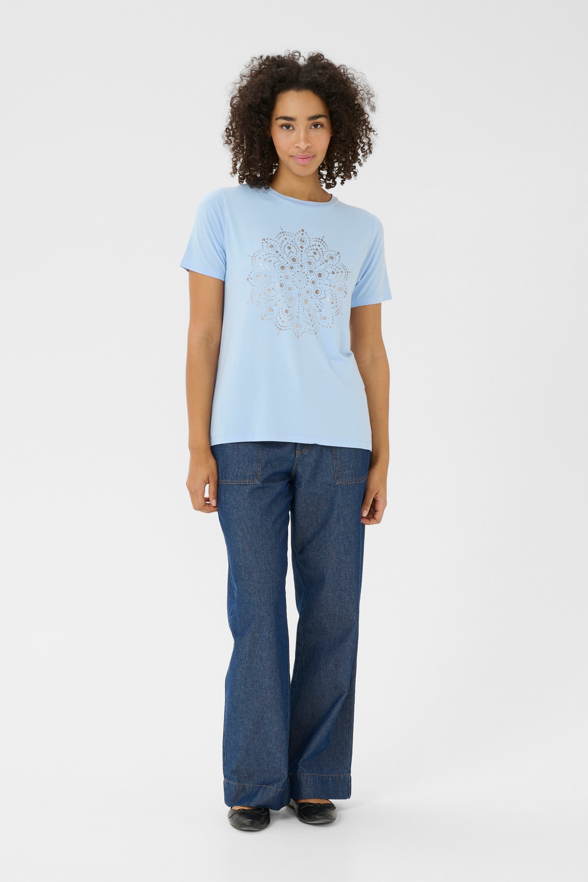 T-shirt Regular fit Windsurfer light blue