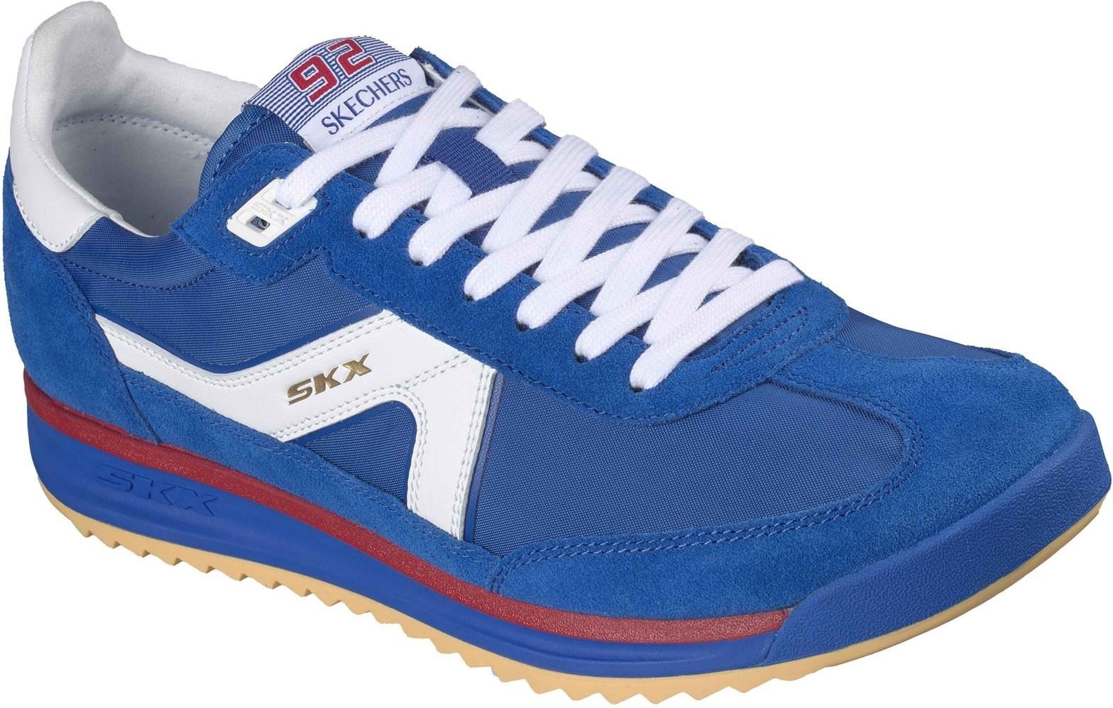 Skechers SKX 92 Spective Leder Herren Blau/Multi Sneaker