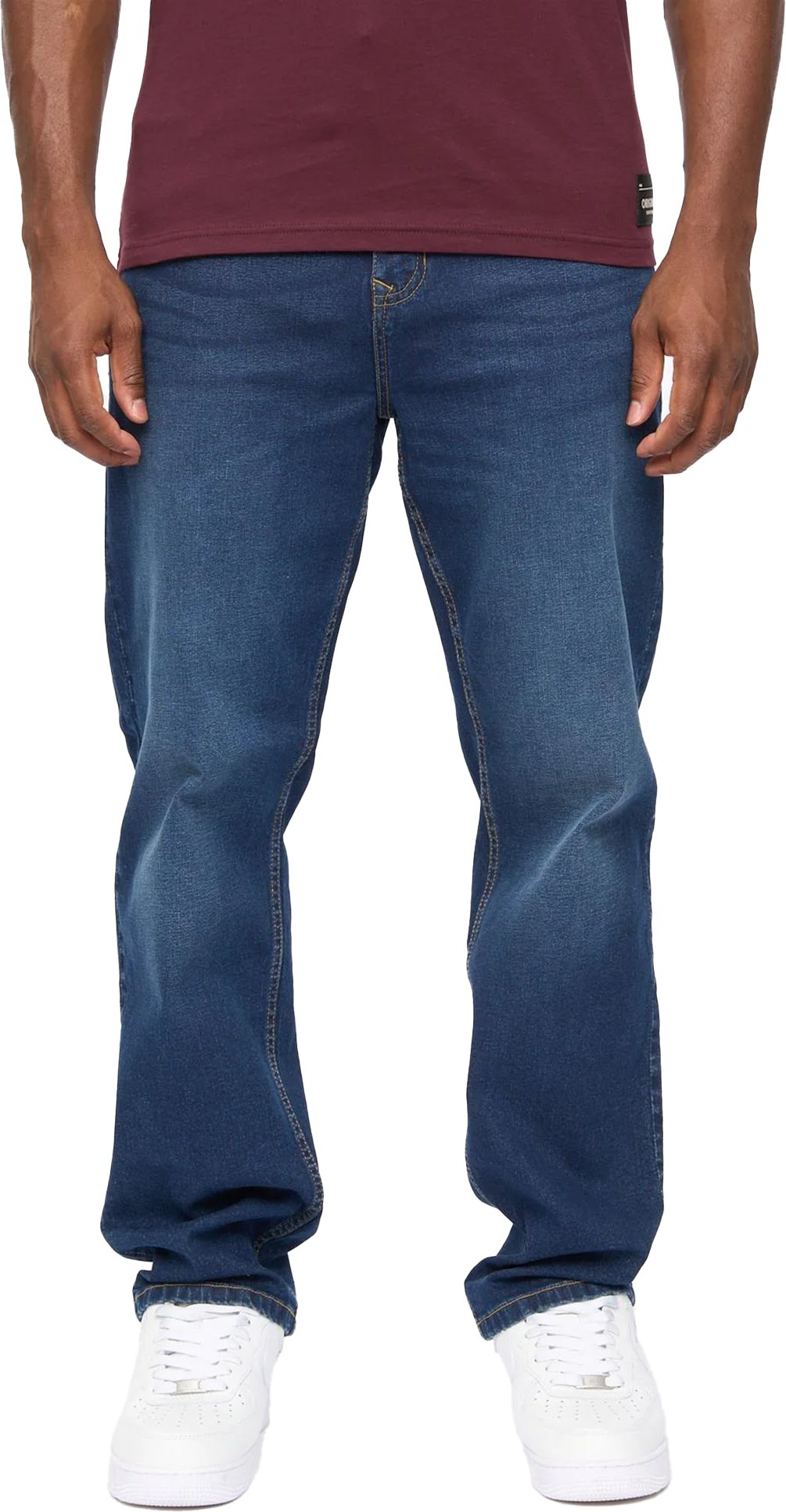 Crosshatch - "Detendu" Jeans für Herren (Dunkle Waschung)