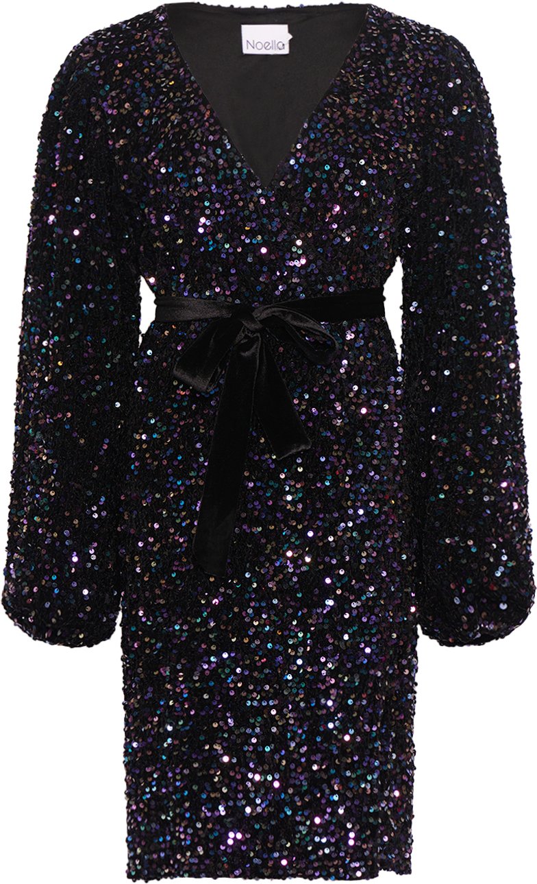 Teagan Wickelkleid in Flieder