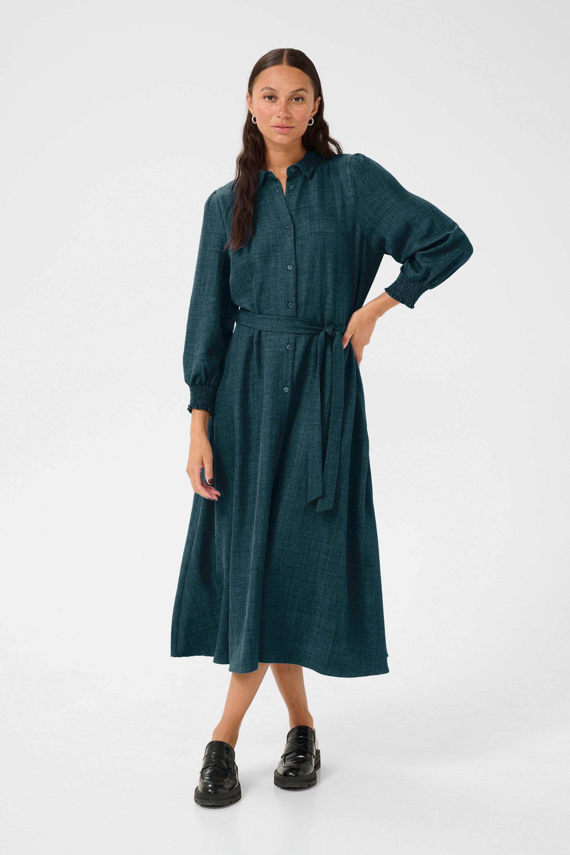 Kleid Regular fit Ponderosa Pine CC green