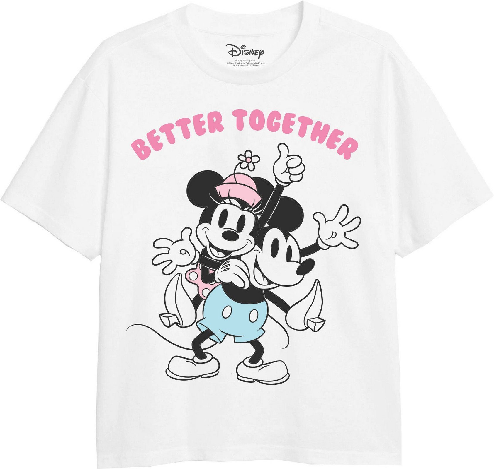 Disney - "Better Together" T-Shirt für Mädchen (Weiß)