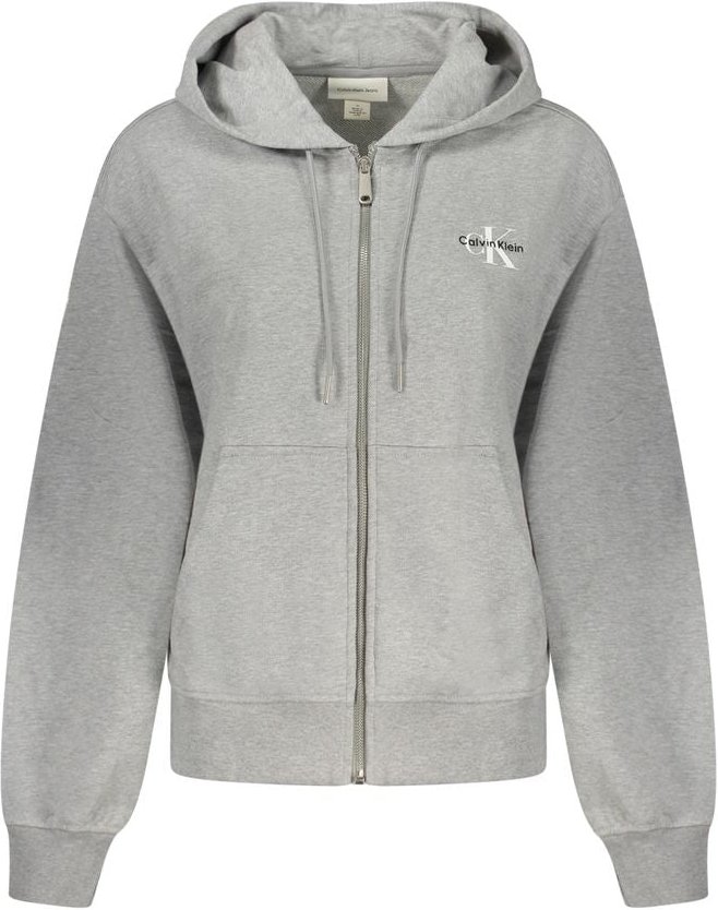 Calvin Klein Grigio Baumwoll-Damenhoodie