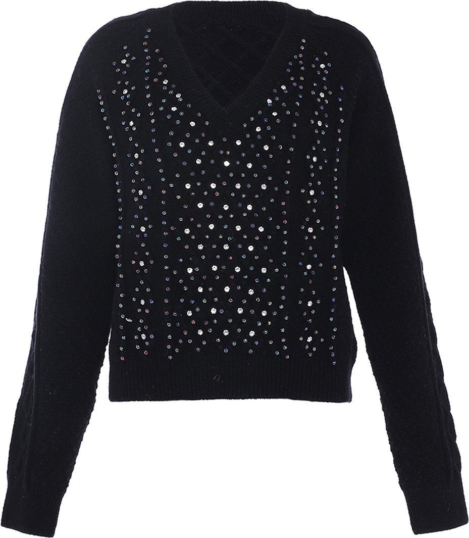 Faina Pullover Damen schwarz