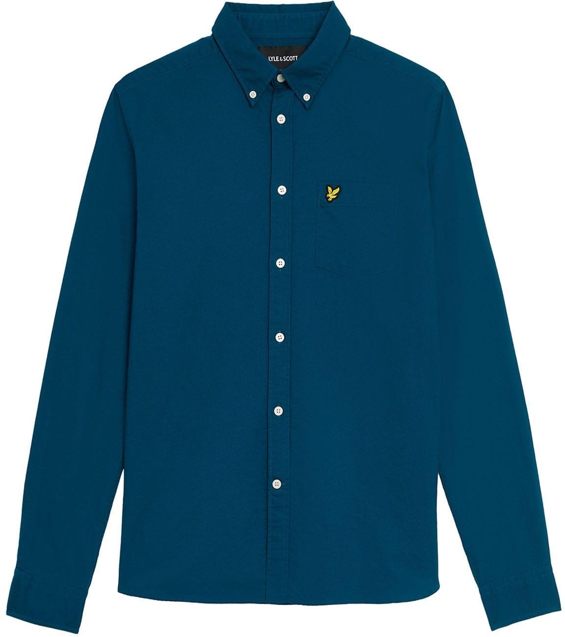 Lyle & Scott - Hemd für Herren Oxford-Stil (Marine)