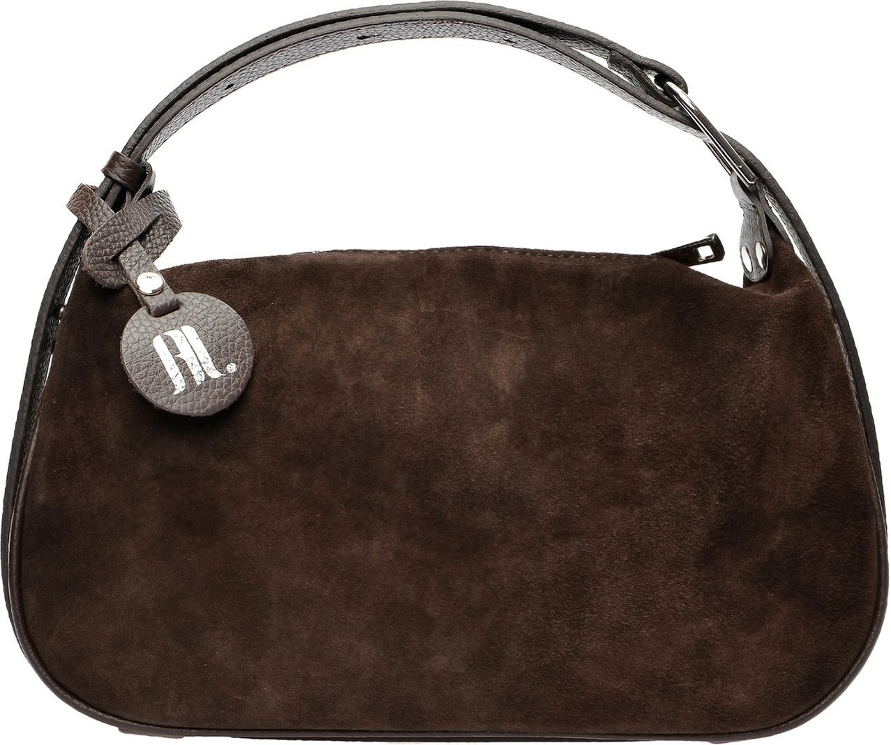 Anna Luchini kastanienbraune Lederhandtasche