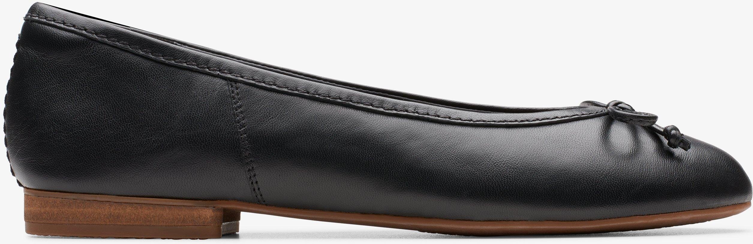 Fawna Lily Black Leather Schuhe