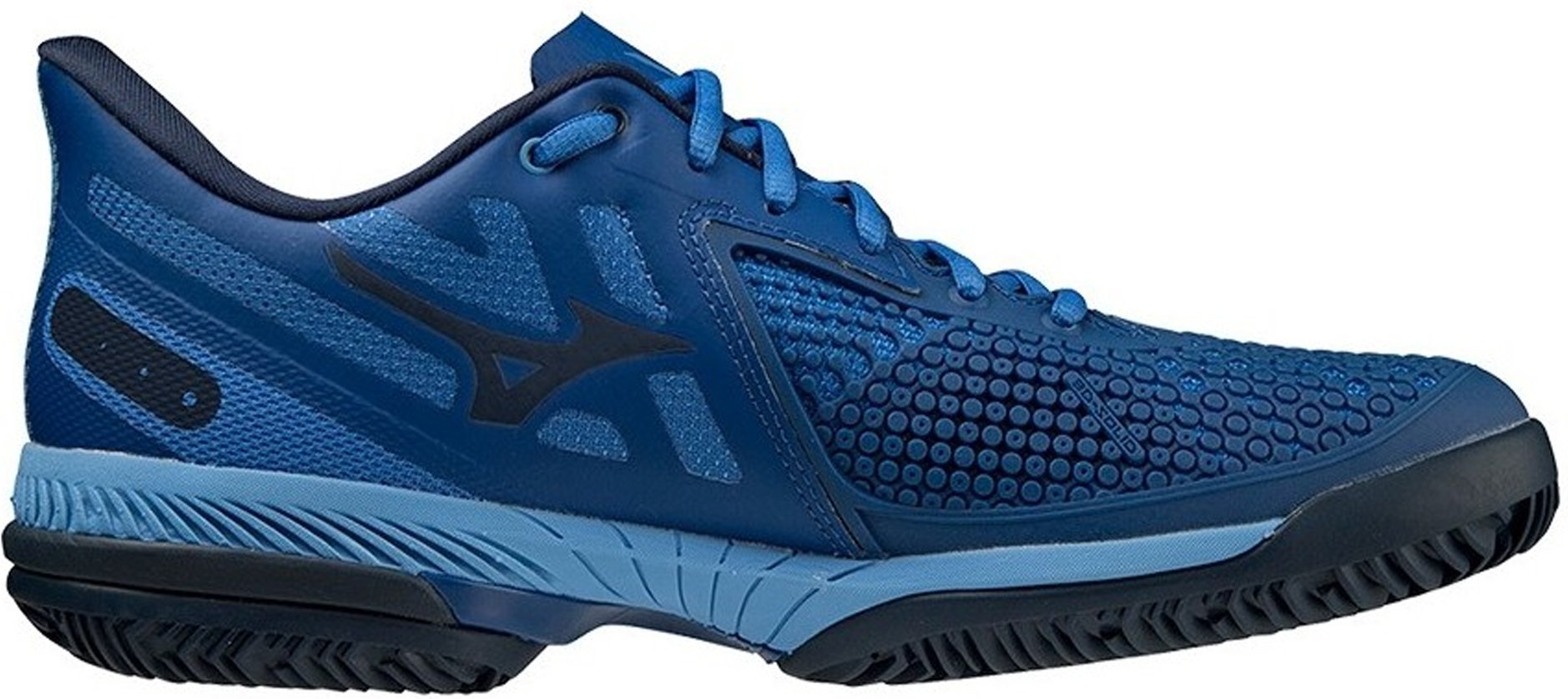 Mizuno Wave überschreitet die Tour 5 ccm Herren Blue Tennis Trainer