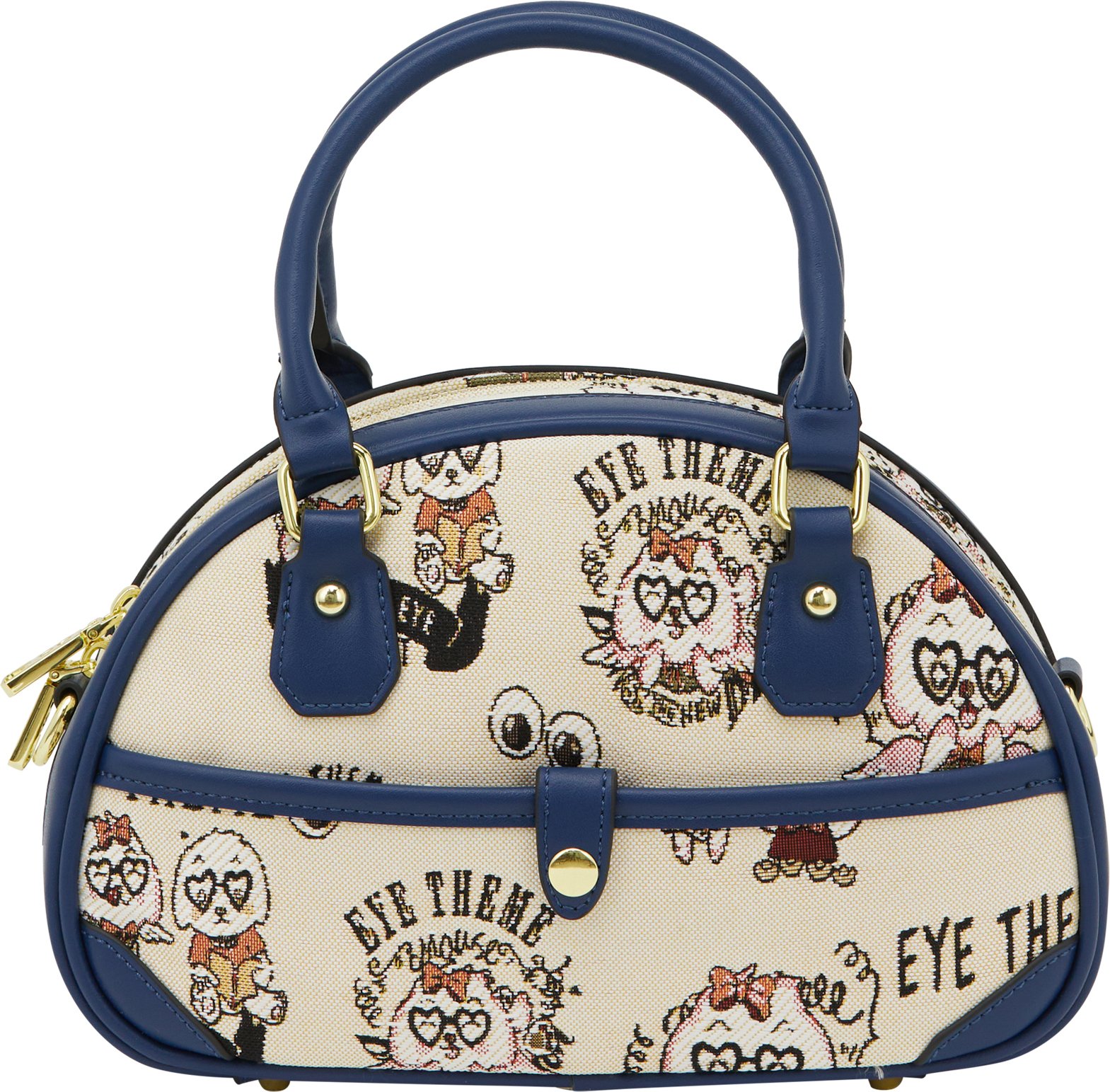 Mymo Handtasche Handtasche Frauen weiß blau