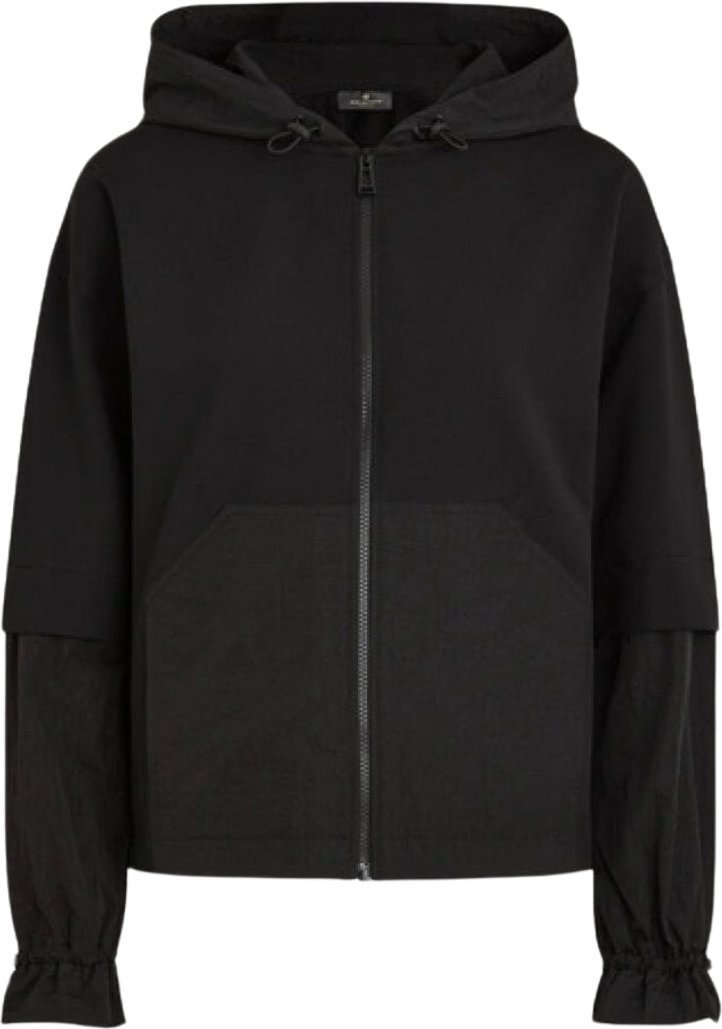 Schwarzes Belstaff Torque-Sweatshirt mit Reiverschluss