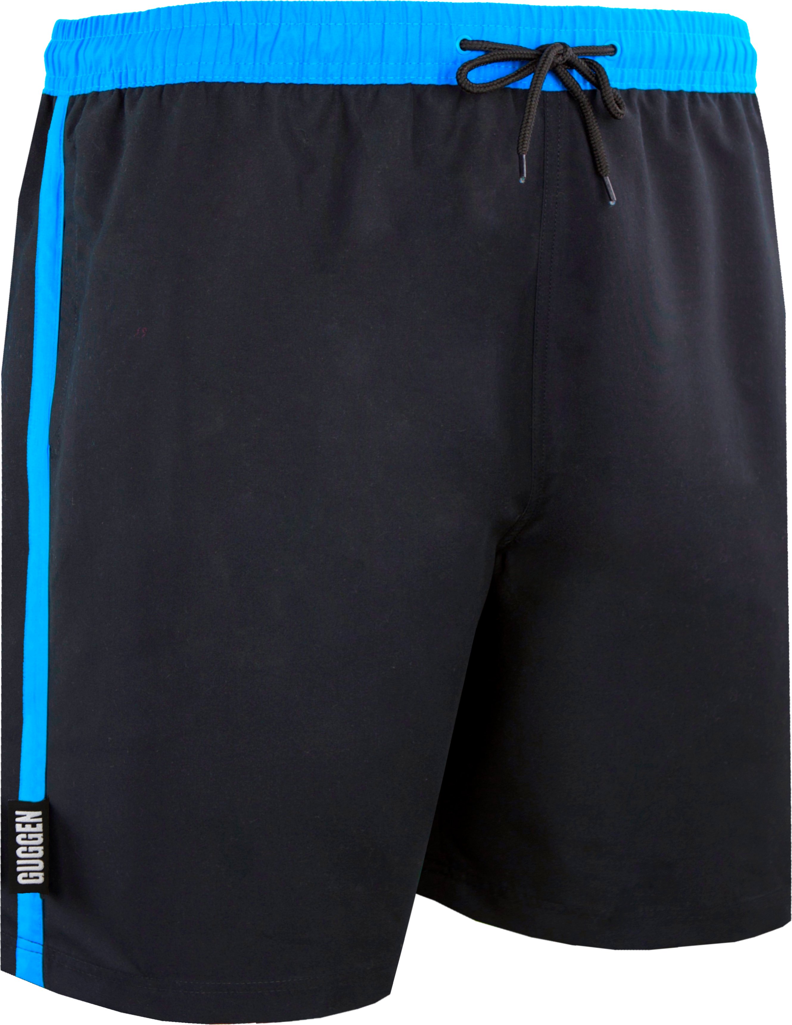 Herren Badehose mit Muster Streifen Blau