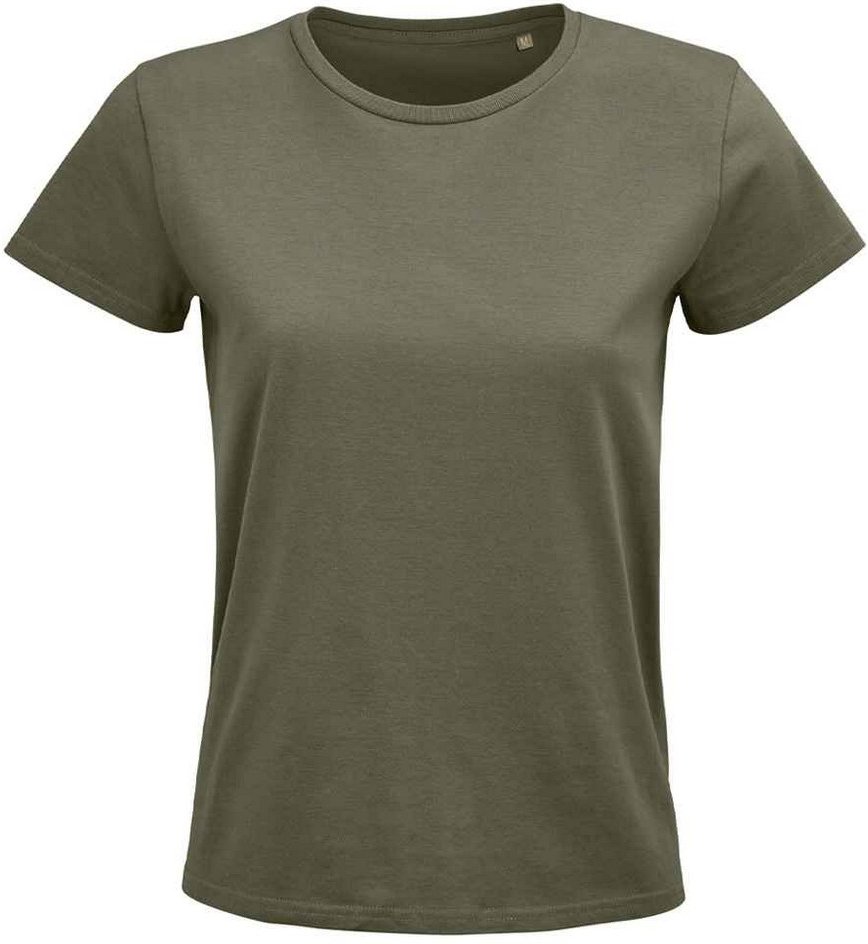 SOLS - "Pioneer" T-Shirt Baumwolle aus biologischem Anbau für Damen (Khaki)
