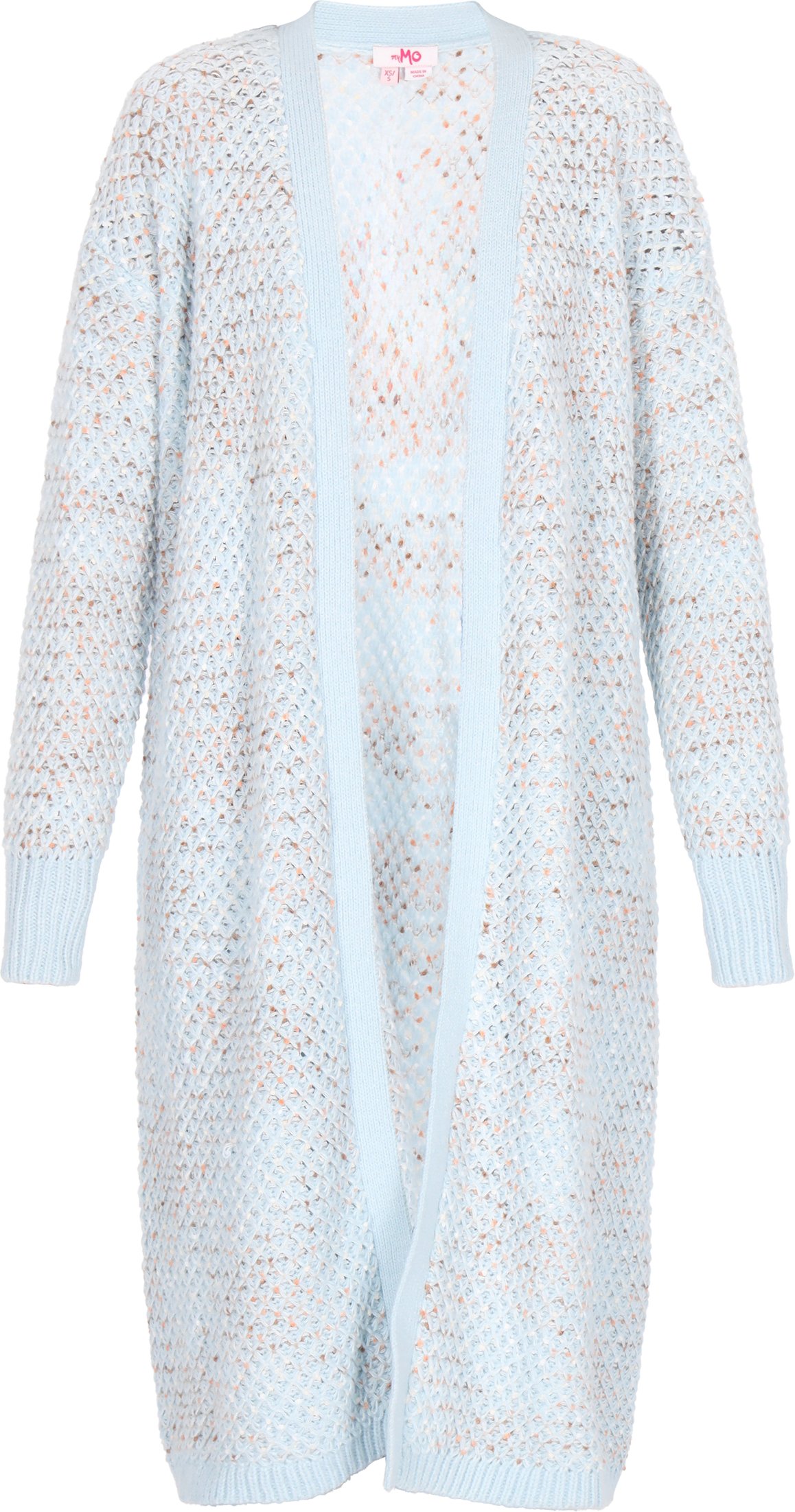 Mymo Strickjacke Frauen blau meliert