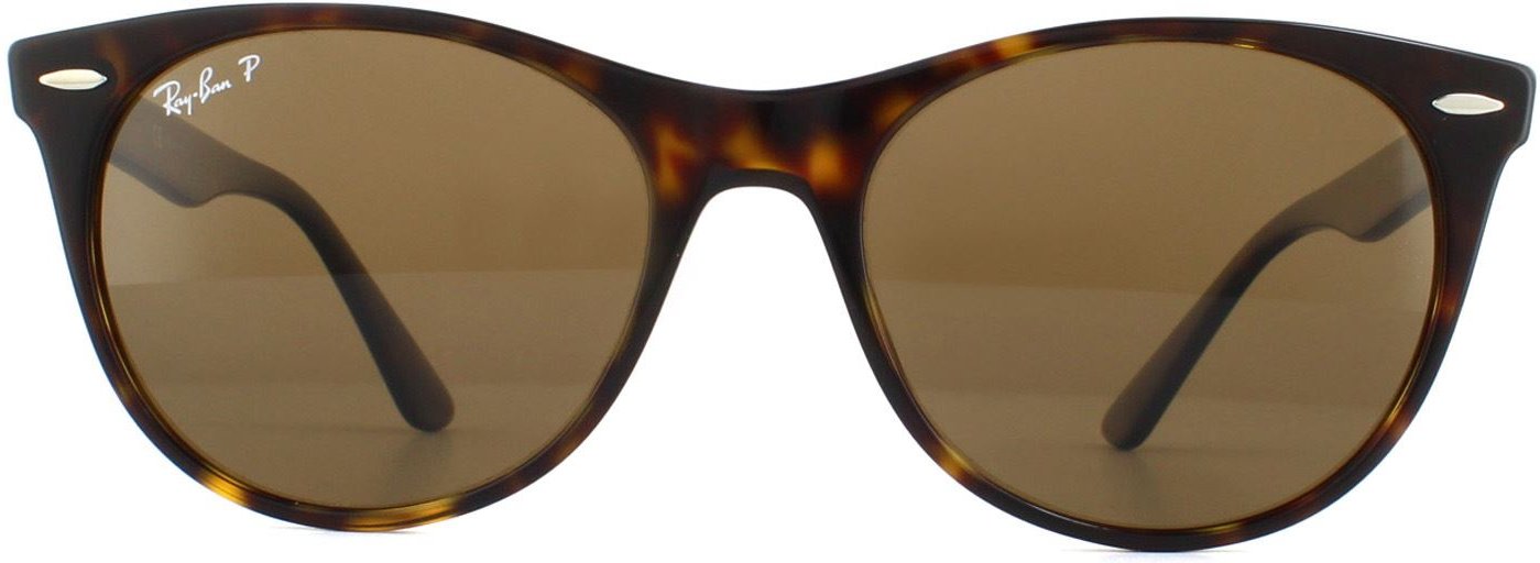 Lunettes De Soleil Ray-Ban Wayfarer II RB2185 902/57 Havana Brun Polarisé