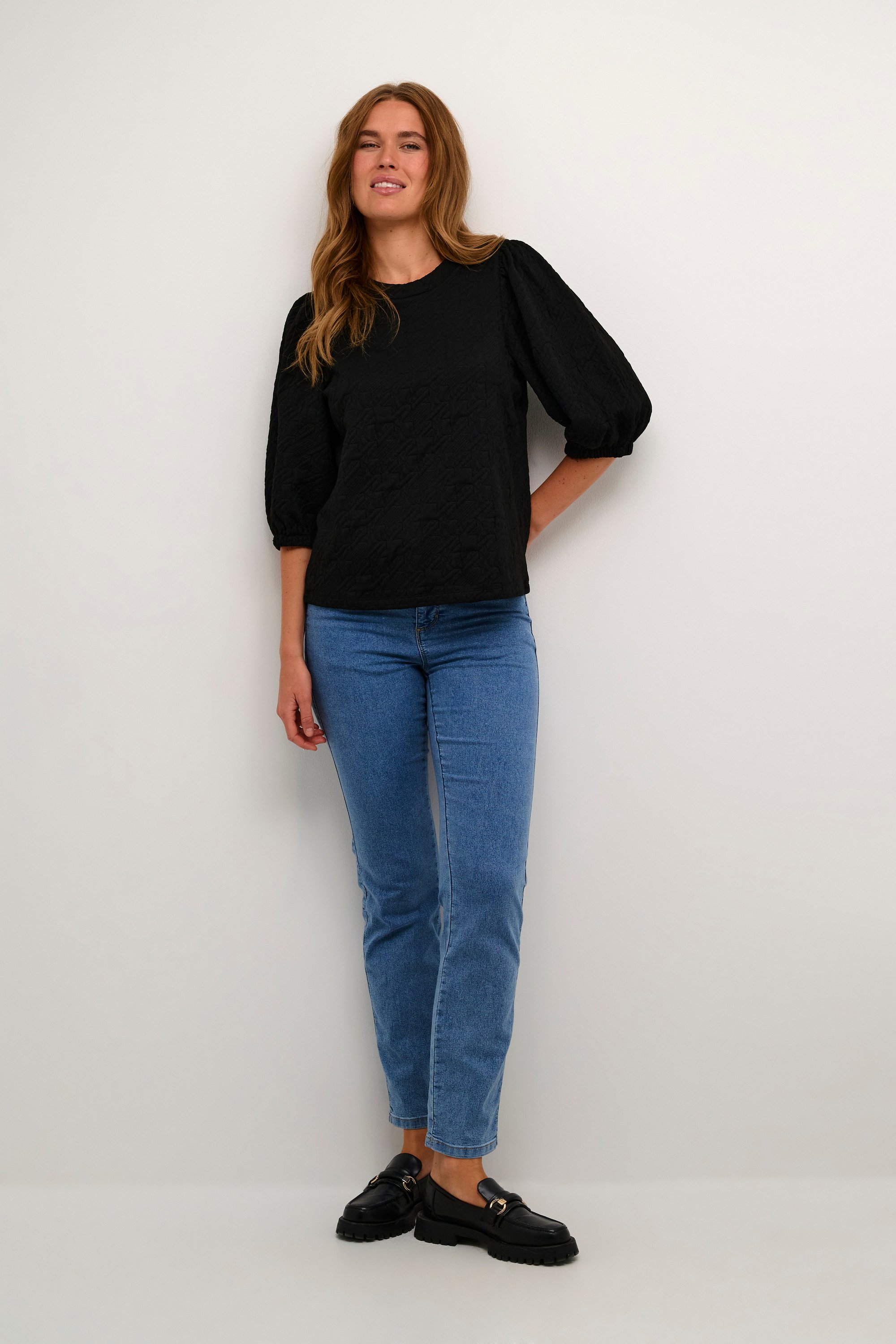 Thumbnail - Langarm-Shirt Regular fit black