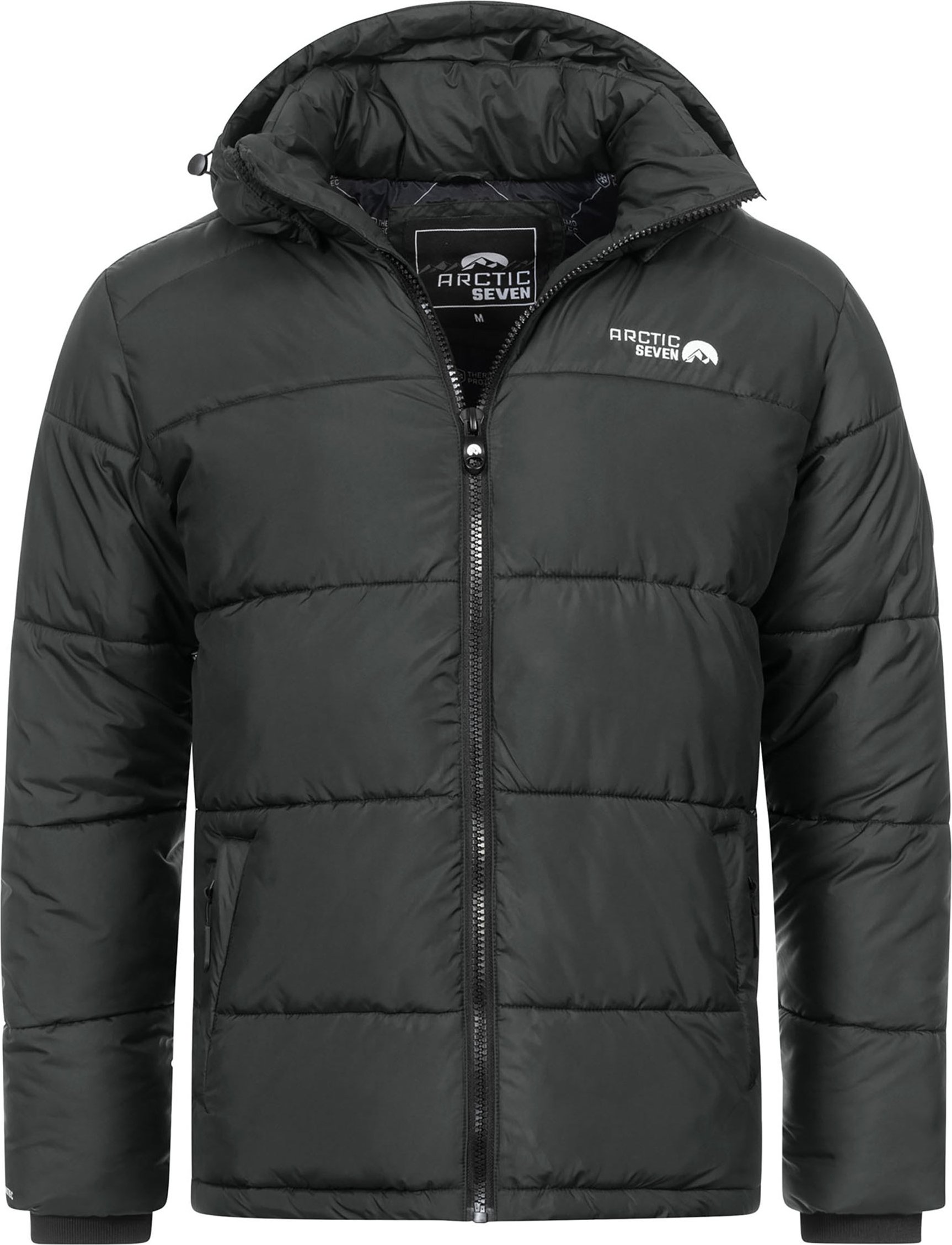 Arctic Seven Herren Winter Steppjacke AS-333 – warm, sportlich, wasserabweisend