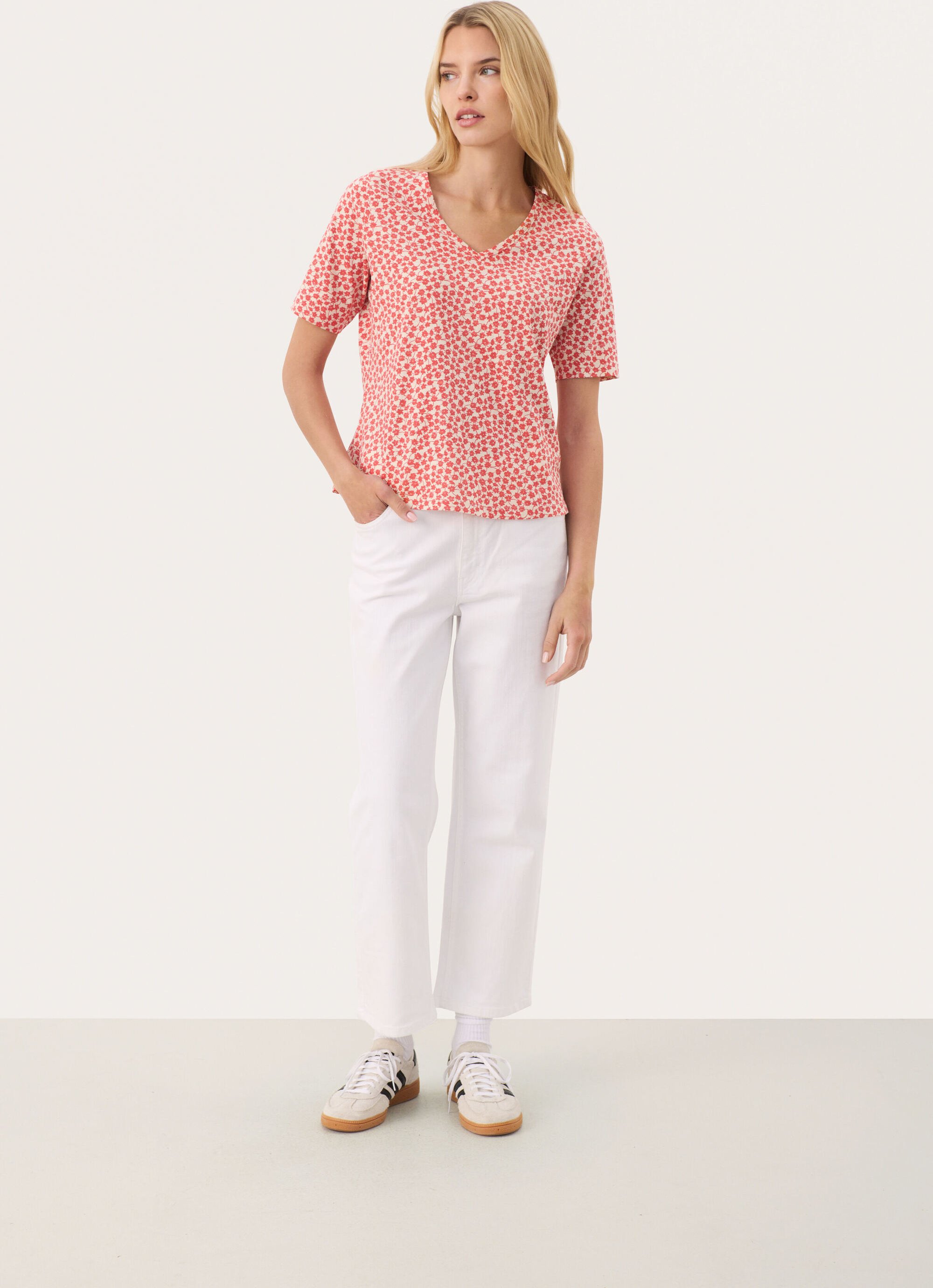 T-shirt Relaxed fit Bittersweet Mini Grid Flower floral