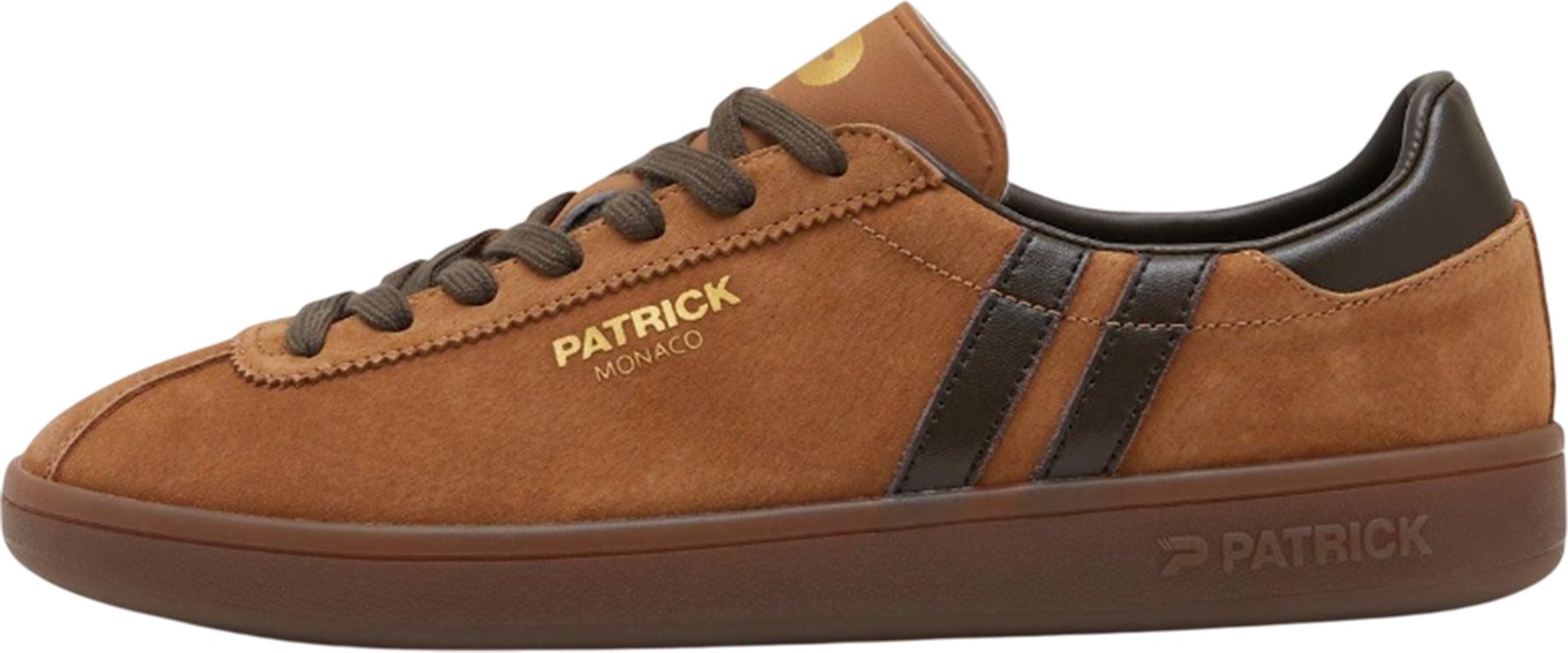 Patrick - "Monaco" Sneaker für Herren, Wildleder, Cupsohle (Braun/Dunkelbraun)