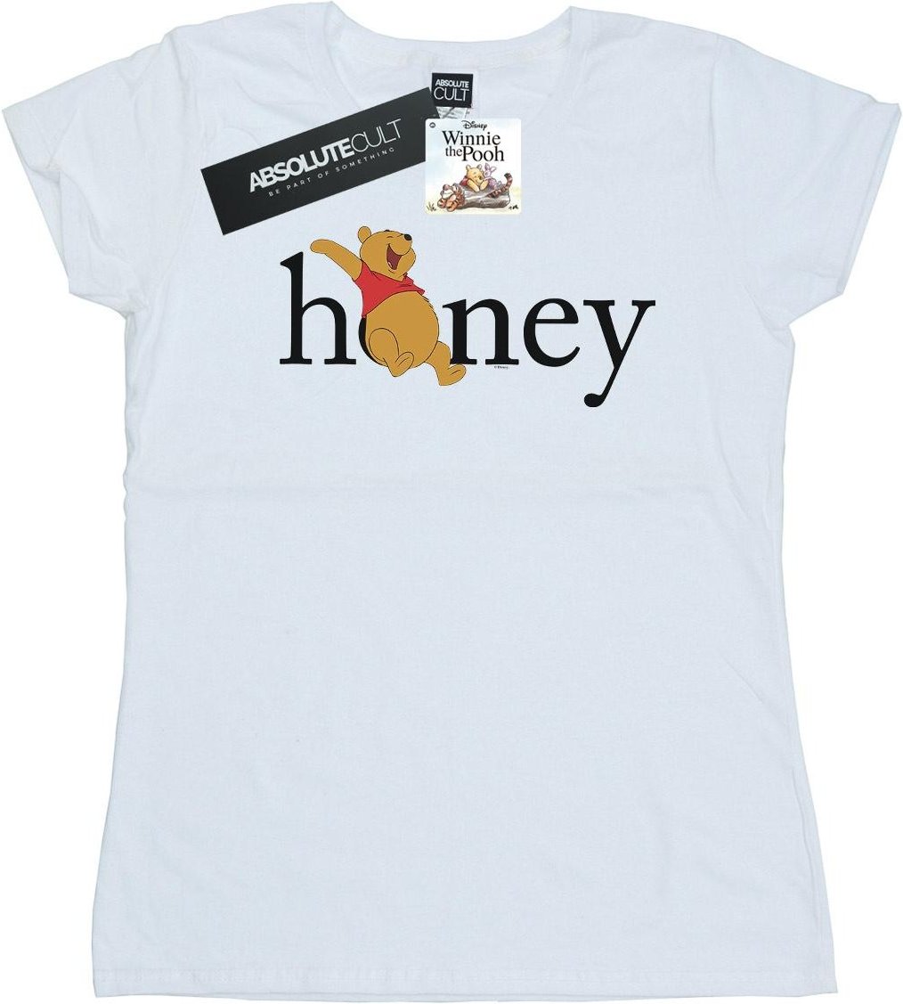 Disney - "Winnie The Pooh Honey" T-Shirt für Damen (Weiß)