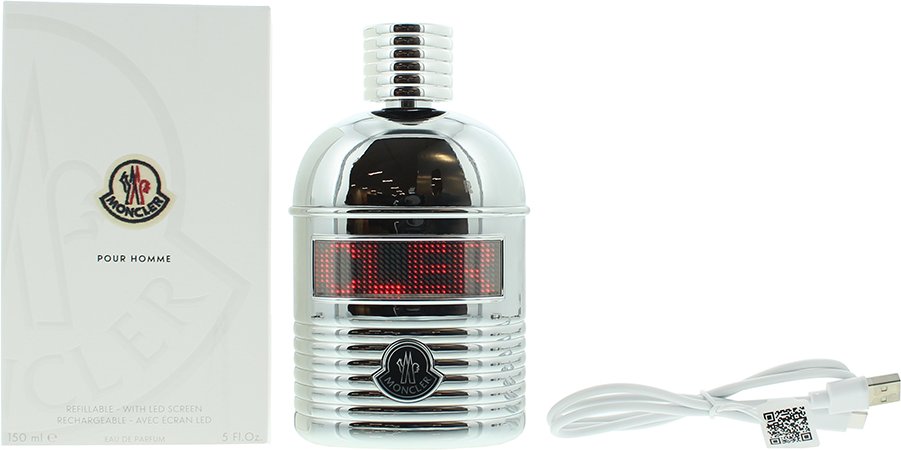 Moncler Pour Homme Refilable Mit Led Bildschirm Eau De Parfum 150ml Spray für ihn