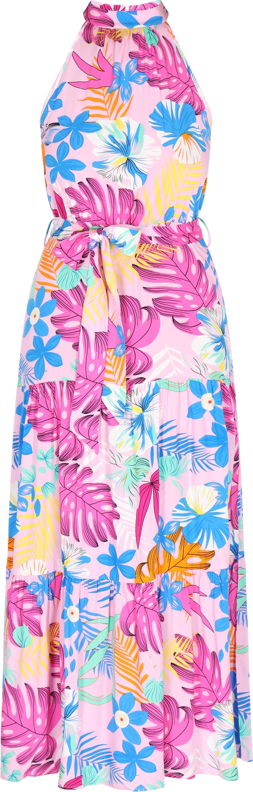 IZIA Kleid Frauen hellrosa mehrfarbig