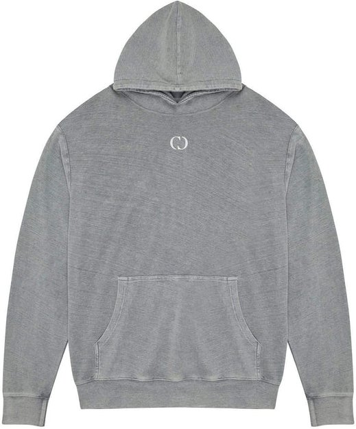 Kriminaler Schaden Slub Mens Grey Hoodie