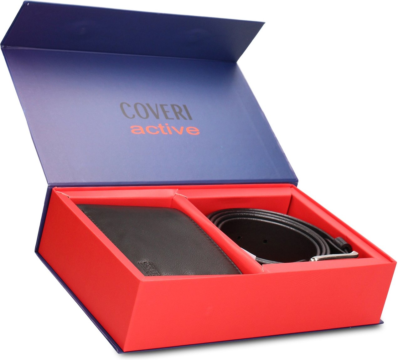 Enrico Coveri Geldbörsen- und Gürtel-Set Men