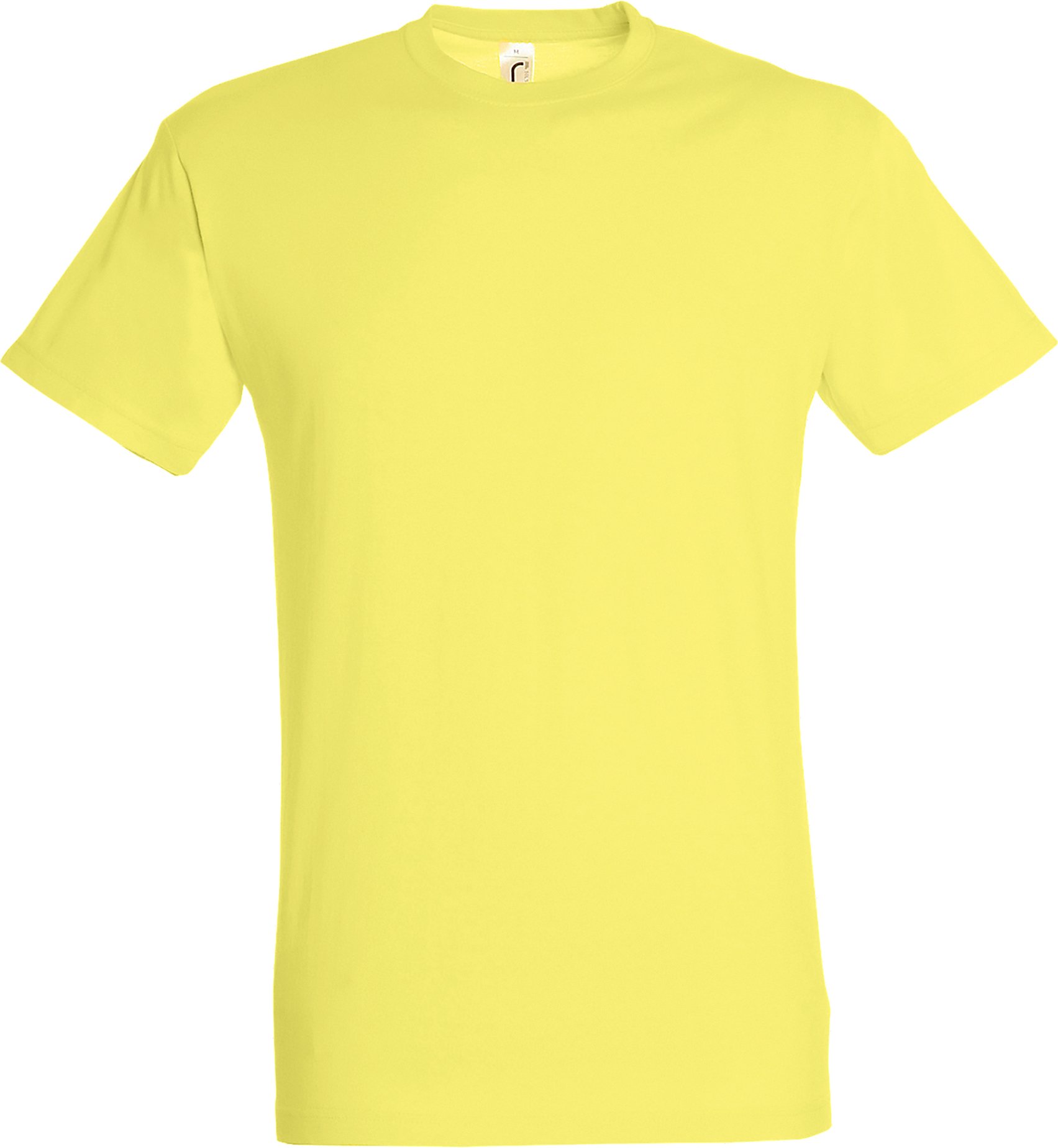SOLS Mens Regent T-Shirt mit kurzen Ärmeln (blassgelb)