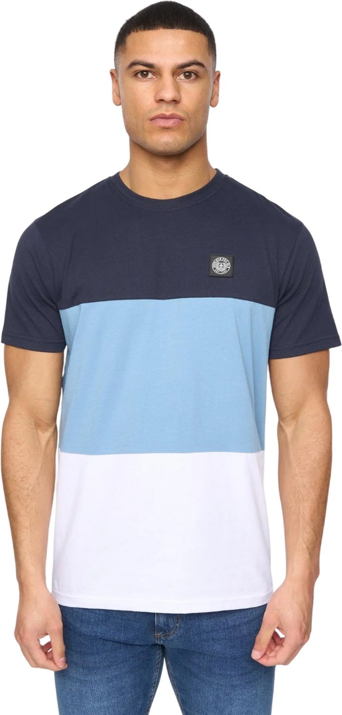 Henleys - "Henpanel" T-Shirt für Herren (Marineblau)