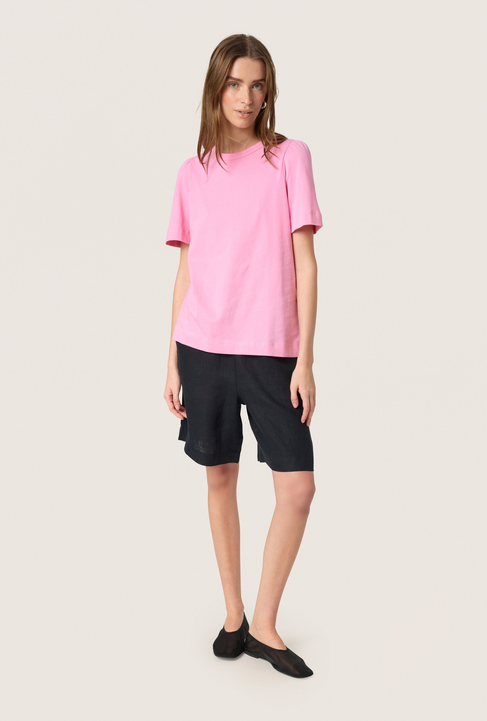 T-shirt Gerade Passform Rosebloom rose