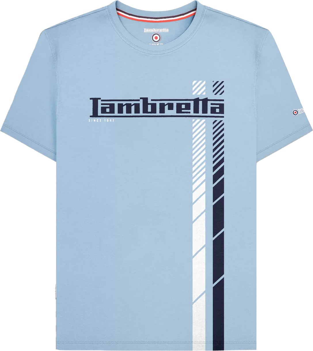 Lambretta - "SS25" T-Shirt für Herren (Himmelblau)